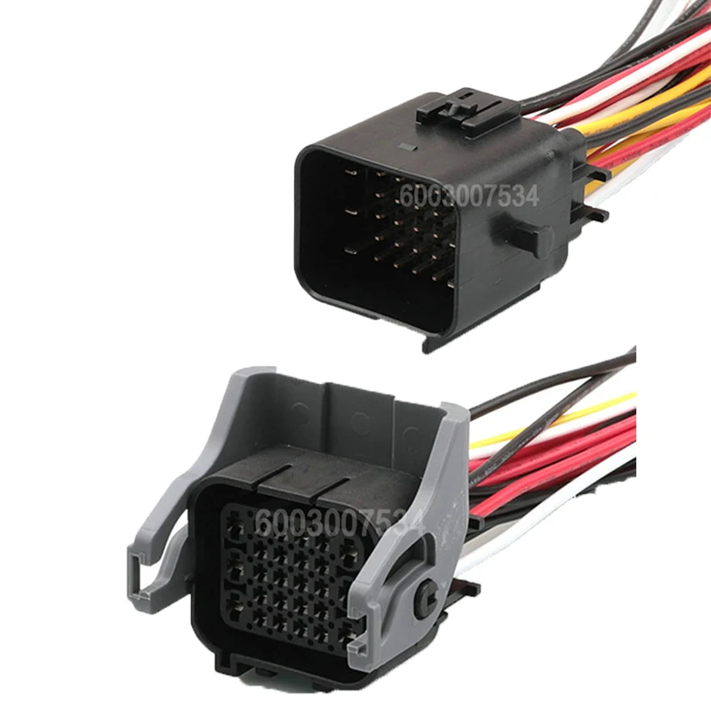 26 Pin Connector Unsealed Series Male Female Connector Cable Plug Motorcycle Electrical Harnesses Wiring Harness 3-1437290-7