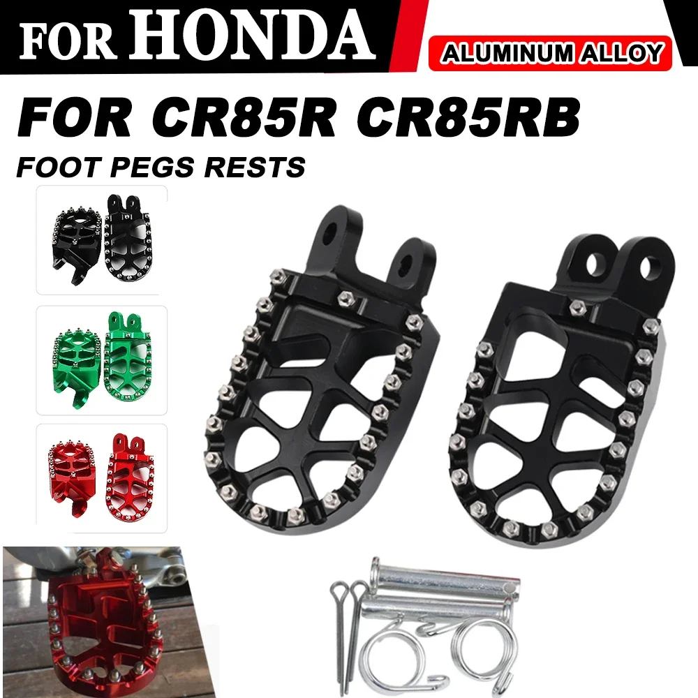 

For HONDA CR85R CR85RB CR 85R 85RB 2003 2004 2005 2006 2007 Motorcycle Accessories Footrest Footpegs Foot Pegs Rest Pedal