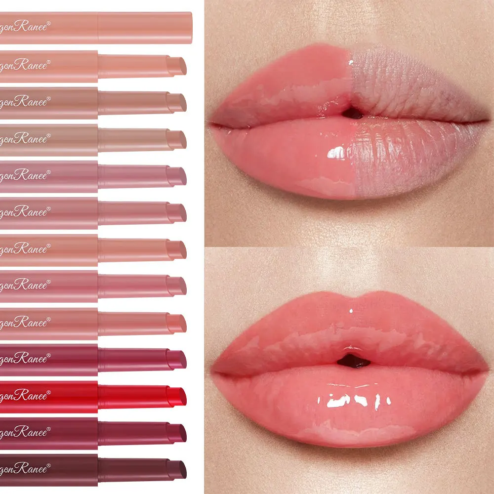 Jelly Lip Push-Up lápiz labial Nectar de labios brillo de labios hidratante espejo desvanecimiento líneas de labios hidratante y nutritivo