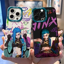 Anime Game Arcane Jinxs Phone Case For Xiaomi Redmi Note 13 12 12S 12C 11 10 10C 13C 10s A1 A2 A3 Pro Plus 4G 5G Soft TPU Cover