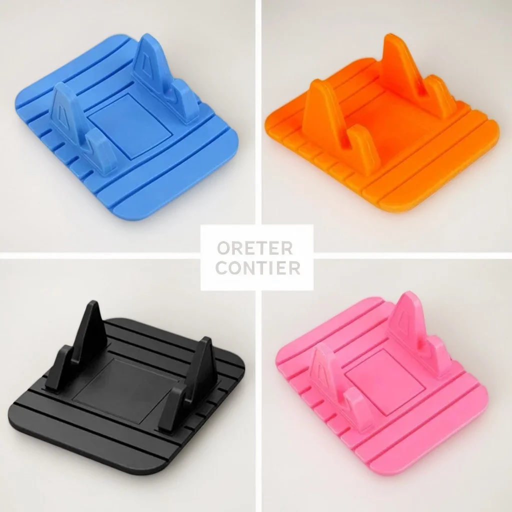 Silicone Phone Holder Pad for Car Dashboard - Non-slip Mount for Samsung Xiaomi