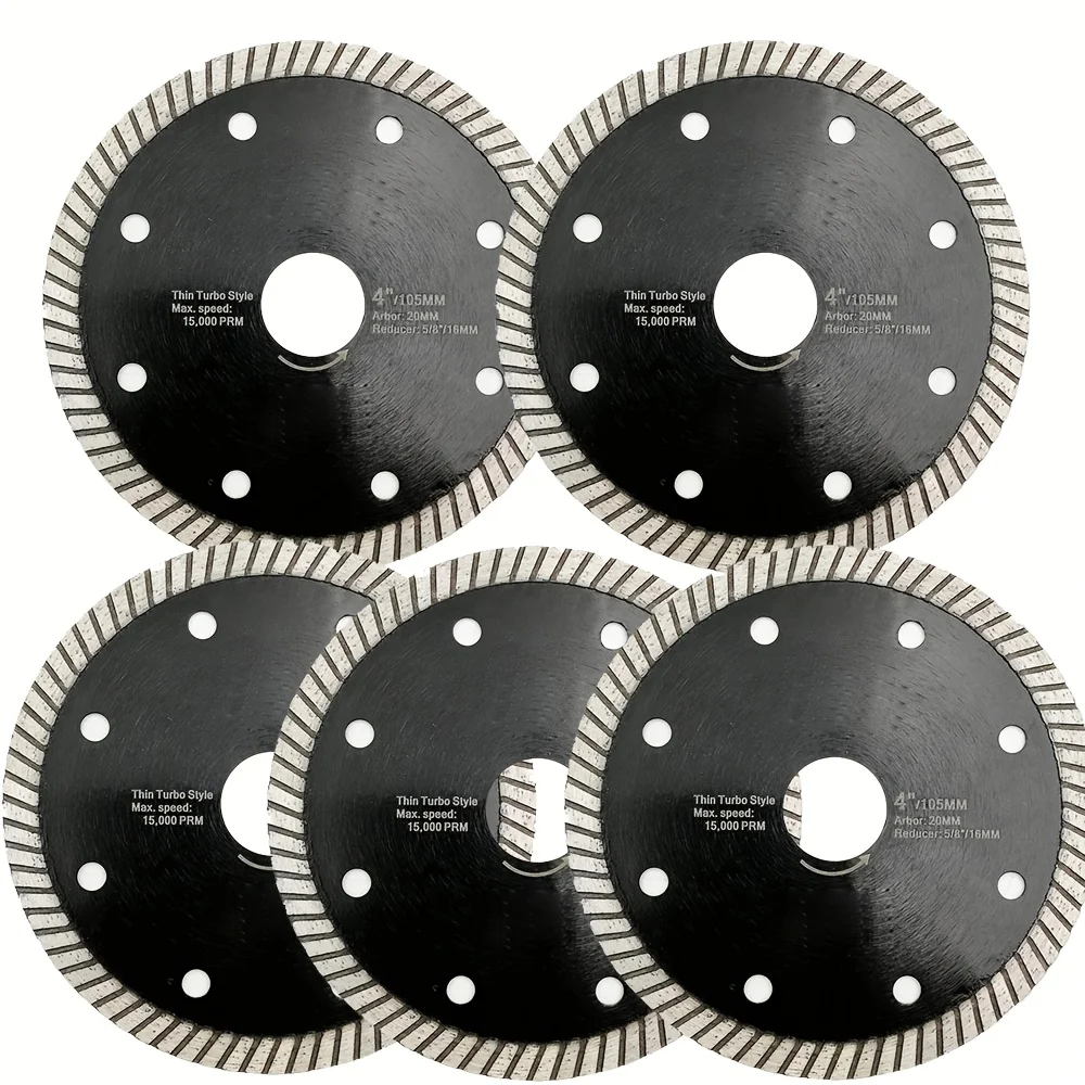 Super Thin Diamond Turbo Blade  4 Inch Cutting Porcelain Ceramic Tile Granite Dia 105mm