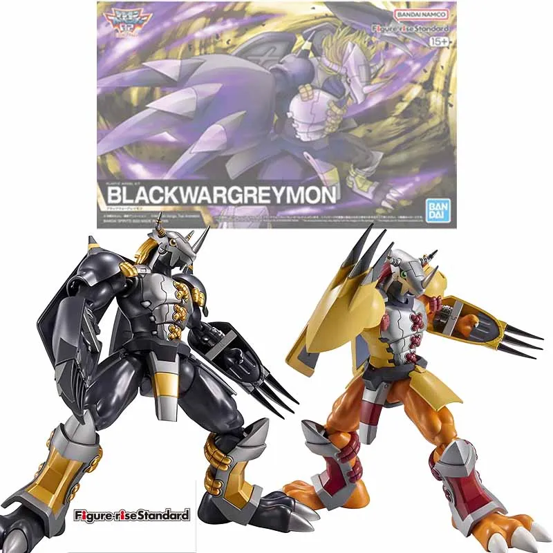 

Bandai Original GUNDAM Figure Rise Series DIGIMON BLACKWARGREYMON WARGREYMON Anime Action Figure Assembly Model Toys