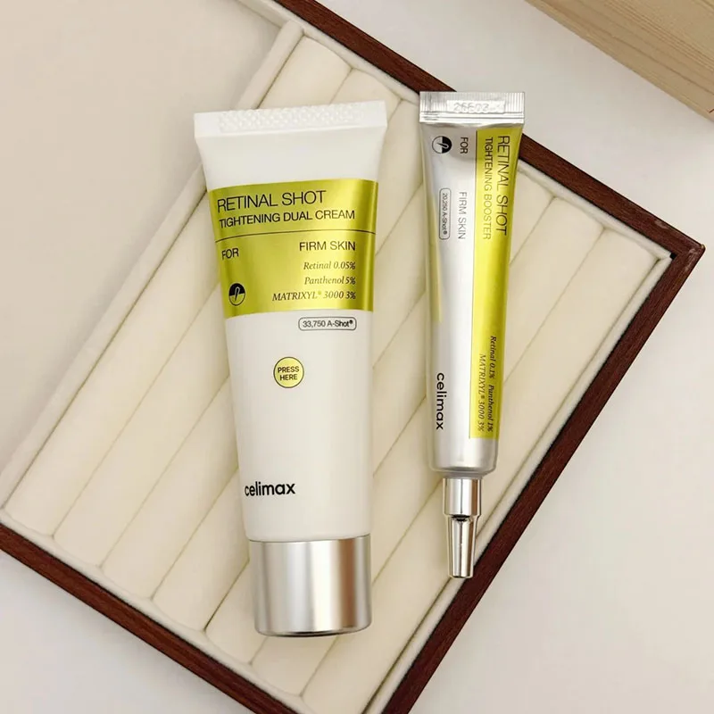 Celimax Vita A Retinal Shot Lift Cream Tightening Dual Relief Cream Firming Moisturizing Brighten Wrinkle Remover Face Skin Care