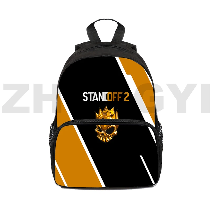 Assault Game Standoff 2 Backpacks Children Elementary Schoolbag 16 Inch Small Bookbag 3D Print Business Casual Bags for Women