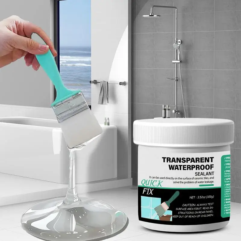 Transparent Waterproof Adhesive Clear Floor Coating Anti-Leakage Concrete Sealant Invisible Waterproof Agent For Roofs Walls