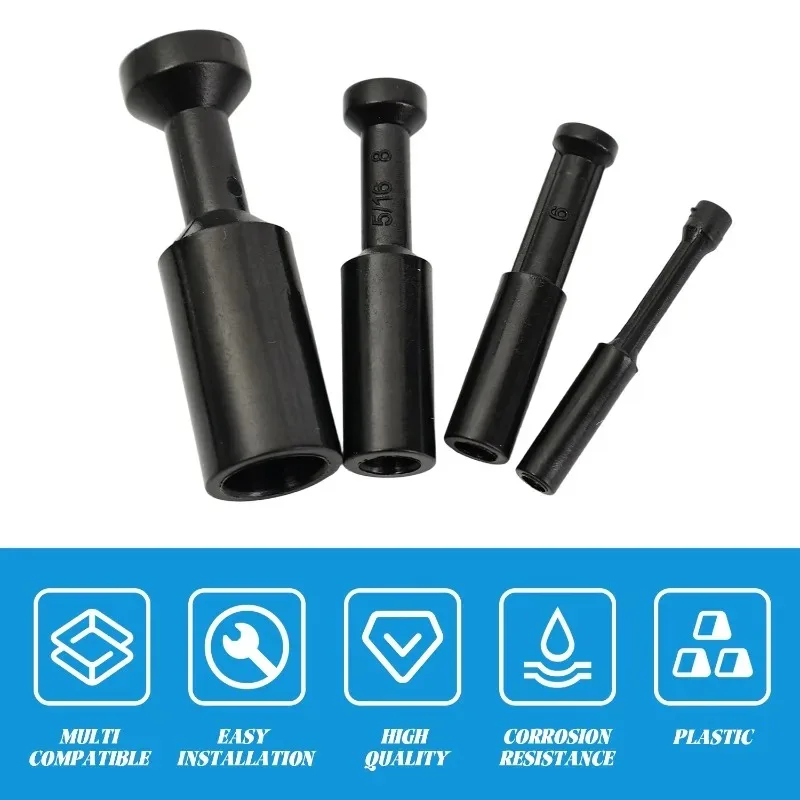 50/5 قطعة 4/6/8/10/12/ مللي متر خط الهواء سريع الإصدار التوصيل هوائي سريع موصل PP غطاء الأنابيب المناسب للأدوات الهوائية الصناعية