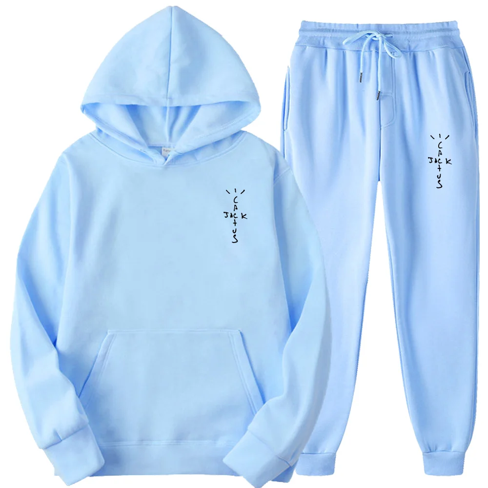 Мужская и женская спортивная одежда, спортивная одежда с длинными рукавами, мужские и женские толстовки, повседневные теплые толстовки, комплект из двух предметов, длинные брюки