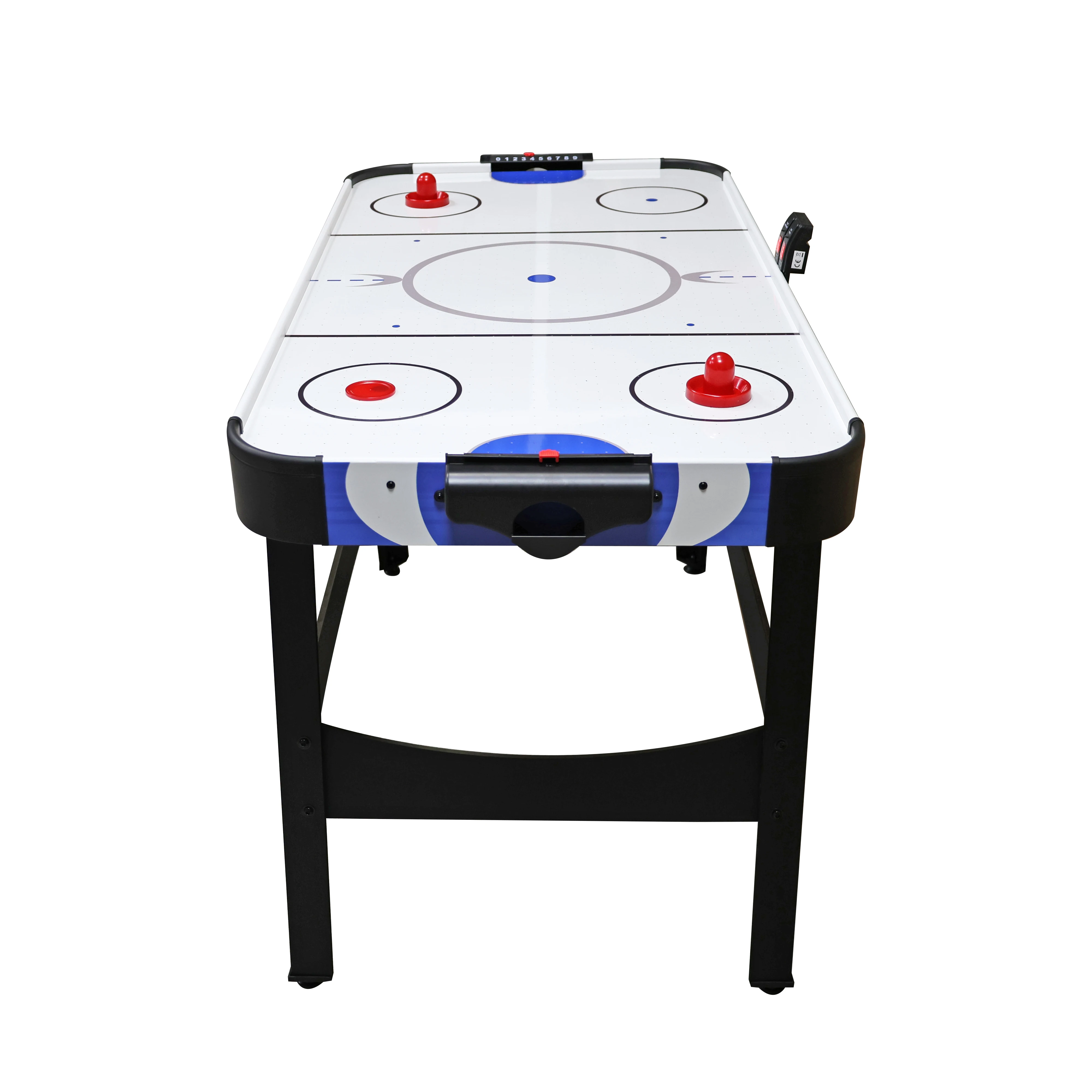 Factory New 54inch Air Hockey Game Table for Adults Children LED Scorer Sound Overhead Built-in Fashionable MDF Design for Table