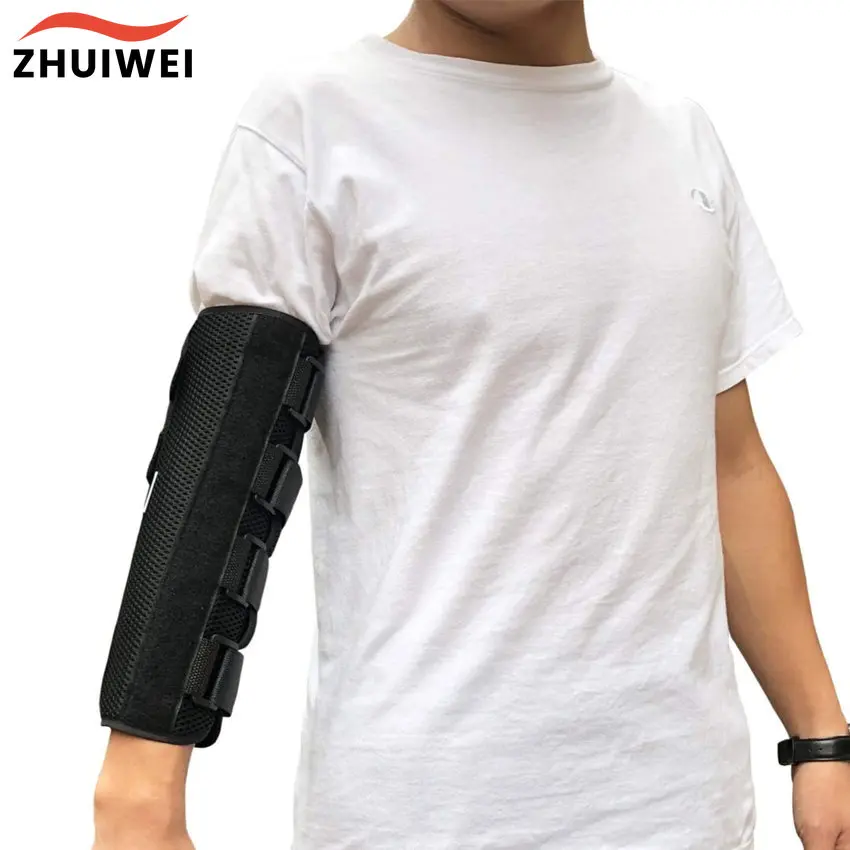 Elbow Brace Splint Immobilizer Stabilizer for Ulnar Nerve Entrapment &Cubital Tunnel Syndrome,Adjustable Elbow Nighttime Support