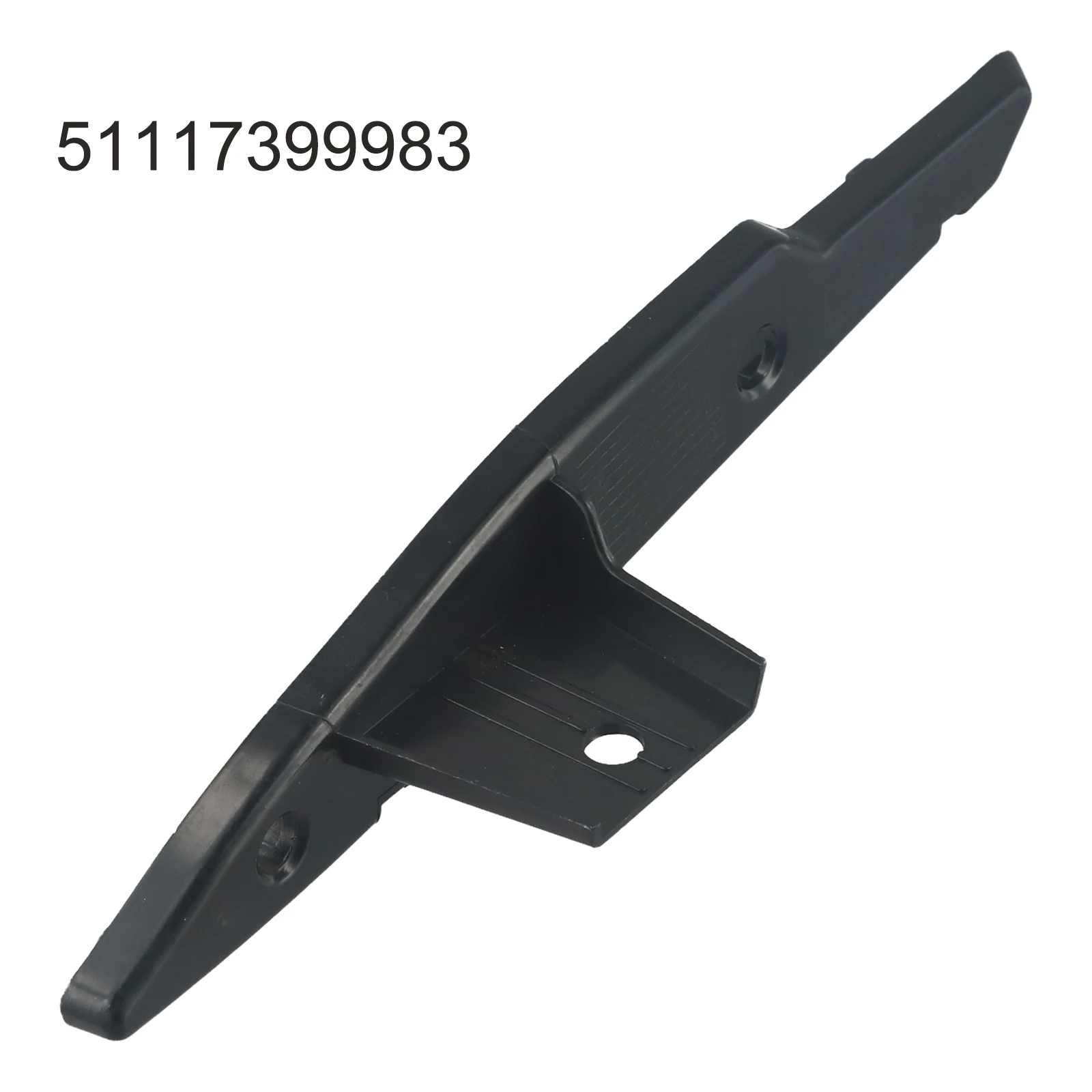 Check OE Before Purchasing Car Repair Vehicle Maintenance Front Left Bumper Bracket ABS Material Anti-corrosion Black Color