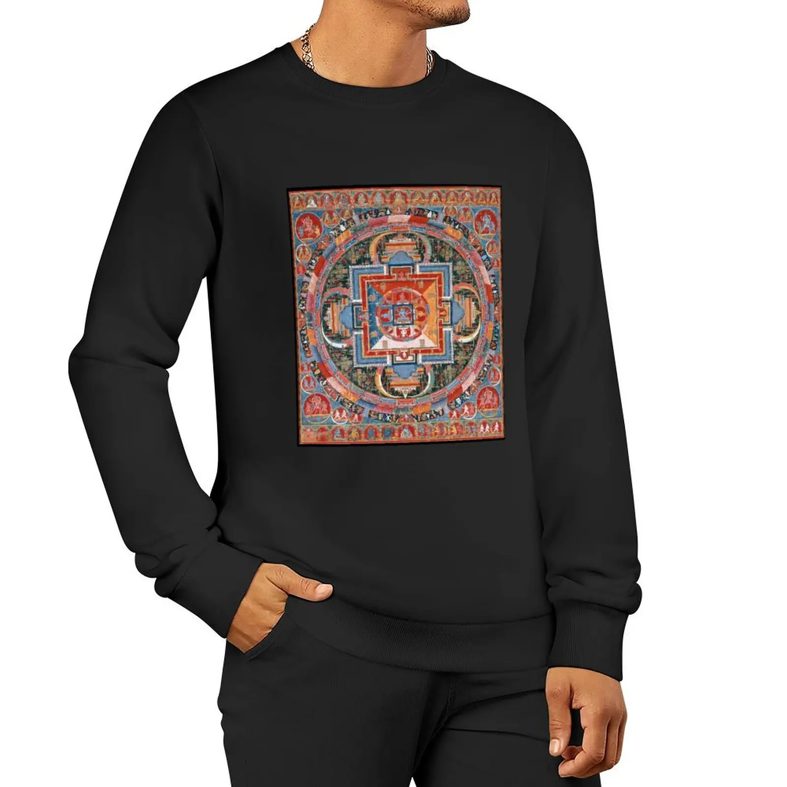 Mandala of Jnanadakini late 14th century Pullover Hoodie mens clothes mens designer clothes autumn new hoodies and sweatshirts