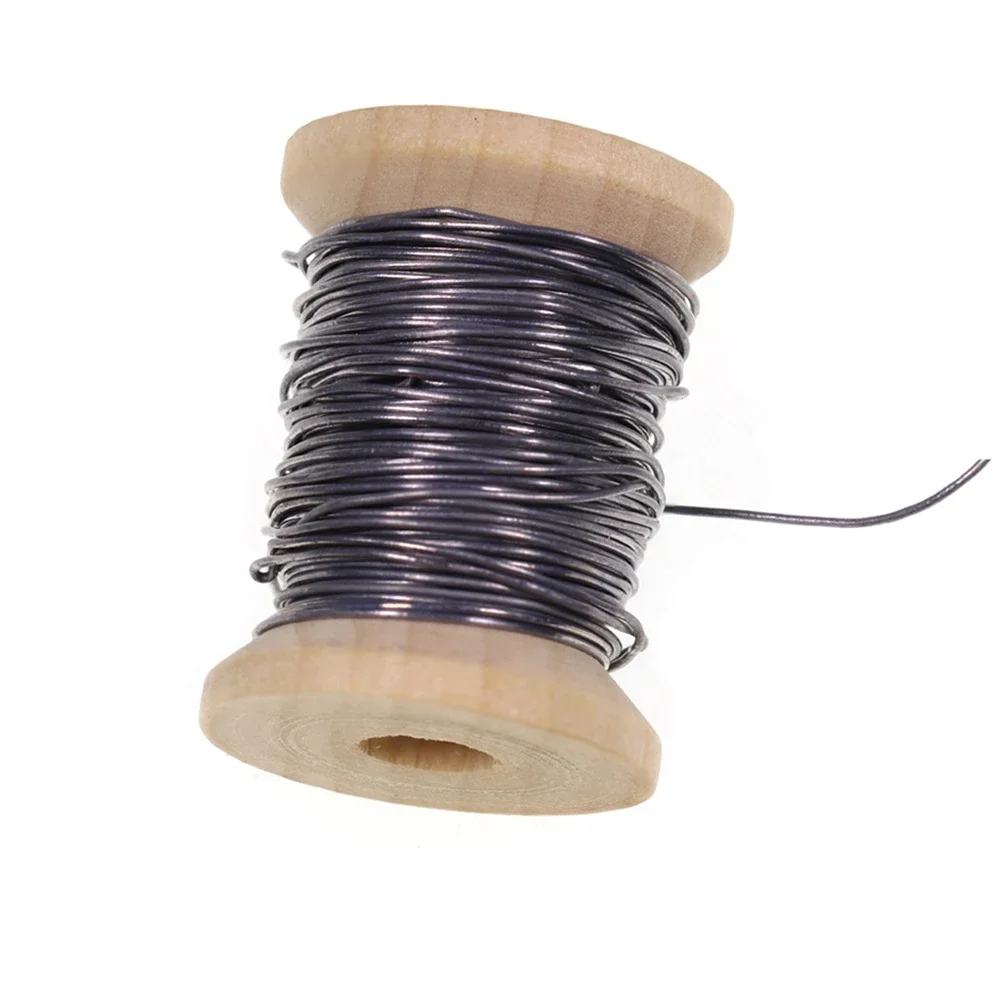 

Wifreo 0.02in Dia. 5 meters Round Weigted Soft Leader Wire Spool for Fly Tying Fishing Material for Weight Line