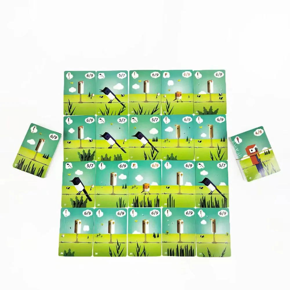 Cubirds bordspel 2-5 spelers Chinese versie complete collectie schattig licht strategisch casual verzamelkaartspel