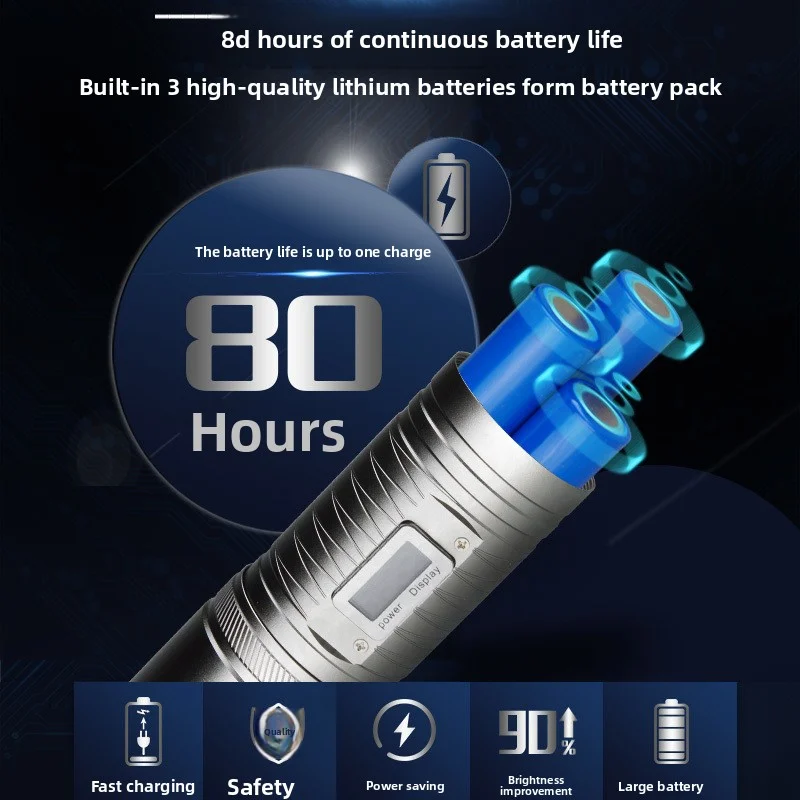 4-источник света с возможностью масштабирования, рыболовный светильник, синий, фиолетовый, двойной источник света, фонарик с зарядкой через USB, длительный срок службы для ночной рыбалки, кемпинга