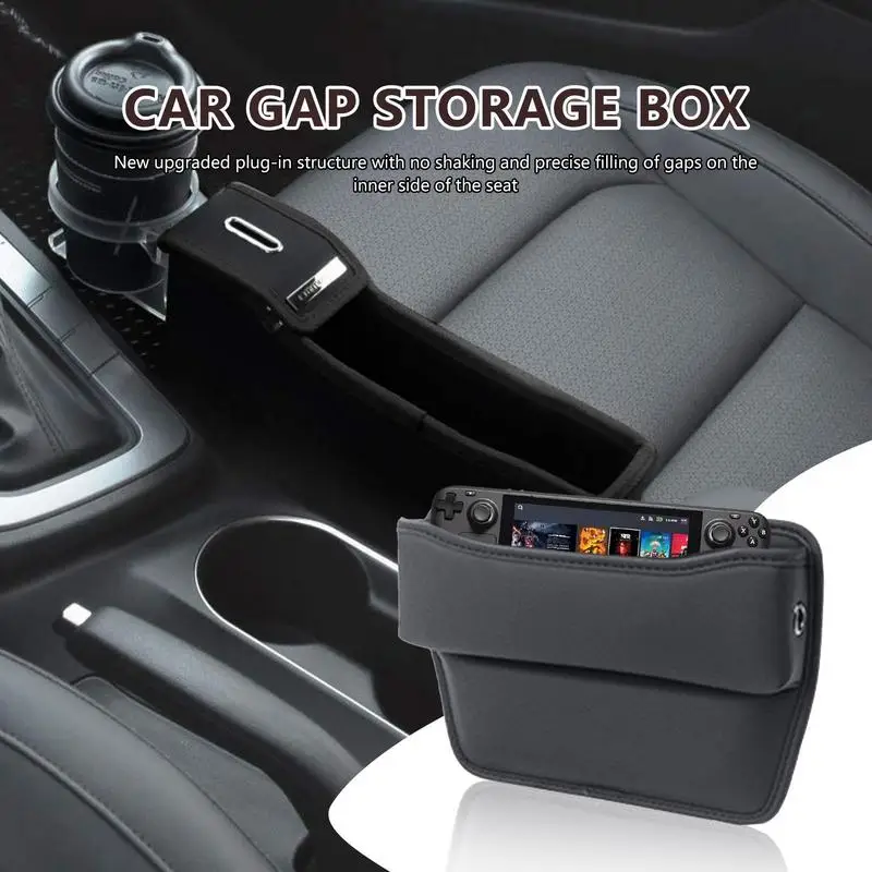 Car Seat Gap Storage Between Front Seat Side Storage Automotive Interior Organizer Crevice Filler Efficient Organization