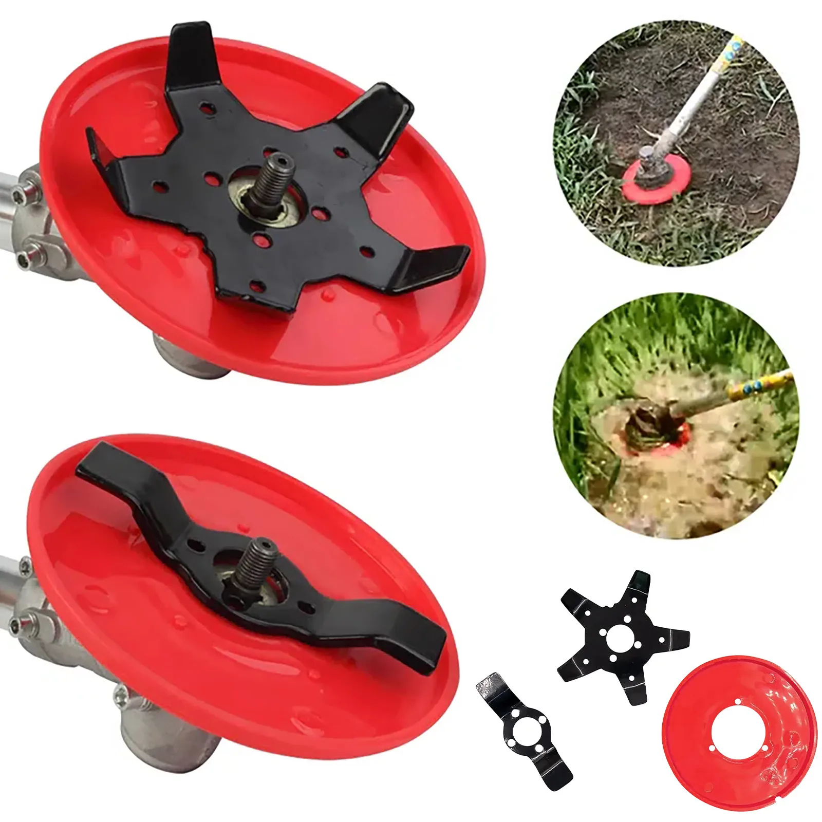 Multifunctional Dual-use Weeder Plate Lawn Mower Trimmer For Head Brushcutter Grass Cutting Machine Cutter Tool Accessories