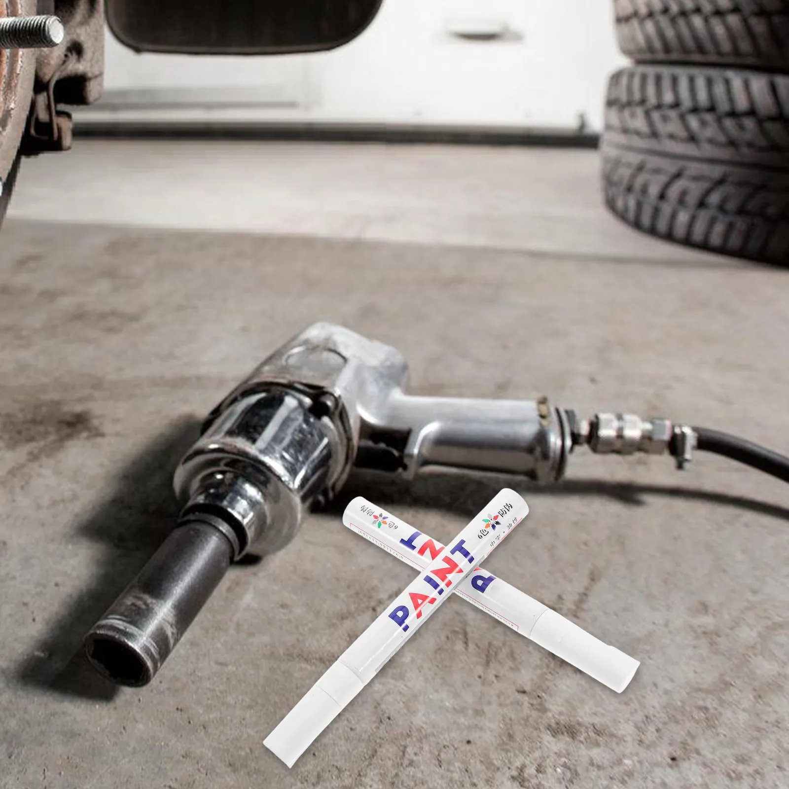 

5Pcs Oil Based Paint Markers Permanent Quick Dry Waterproof for DIY Graffiti Car Tire Touch Up Metal Wood Plastic