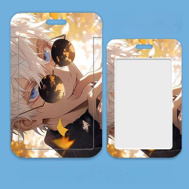 Anime Character Cartoon Pattern Card Holder Student Campus Card Protective Cover