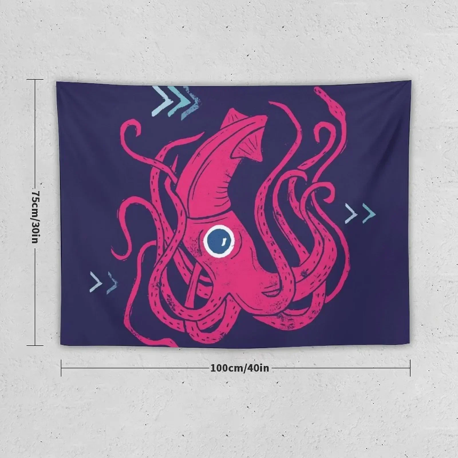 Giant Squid Tapestry Outdoor Decor Bedrooms Decor Tapestry