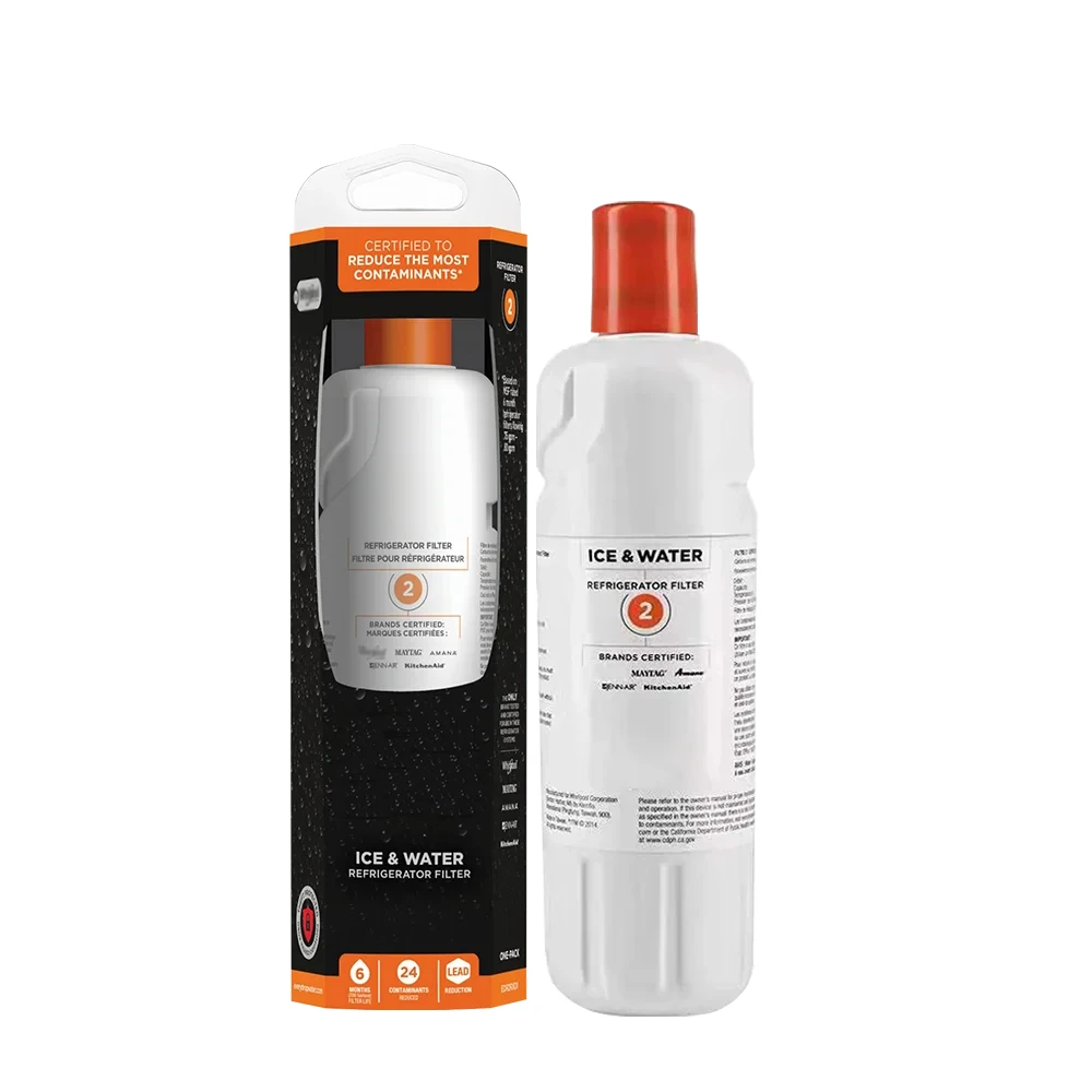 Home Appliance Replace refrigerator Water Filter 100% Compatibilit Whilrpool Filter 2 EDR2RXD1 For Element W10413645A WRF989SDAB
