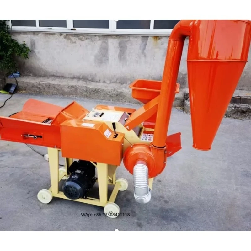 Feed Processing Machines Forage Crusher and Grinder Silage Husk Cutting Machine