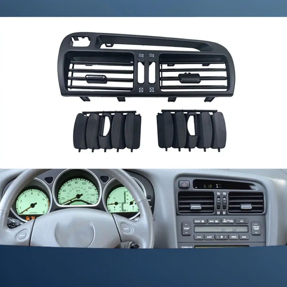 Center Dashboard AC Vent Grille Cover For Lexus GS300 GS400 Console Air Outlet Replacement Repair Accessory Durable