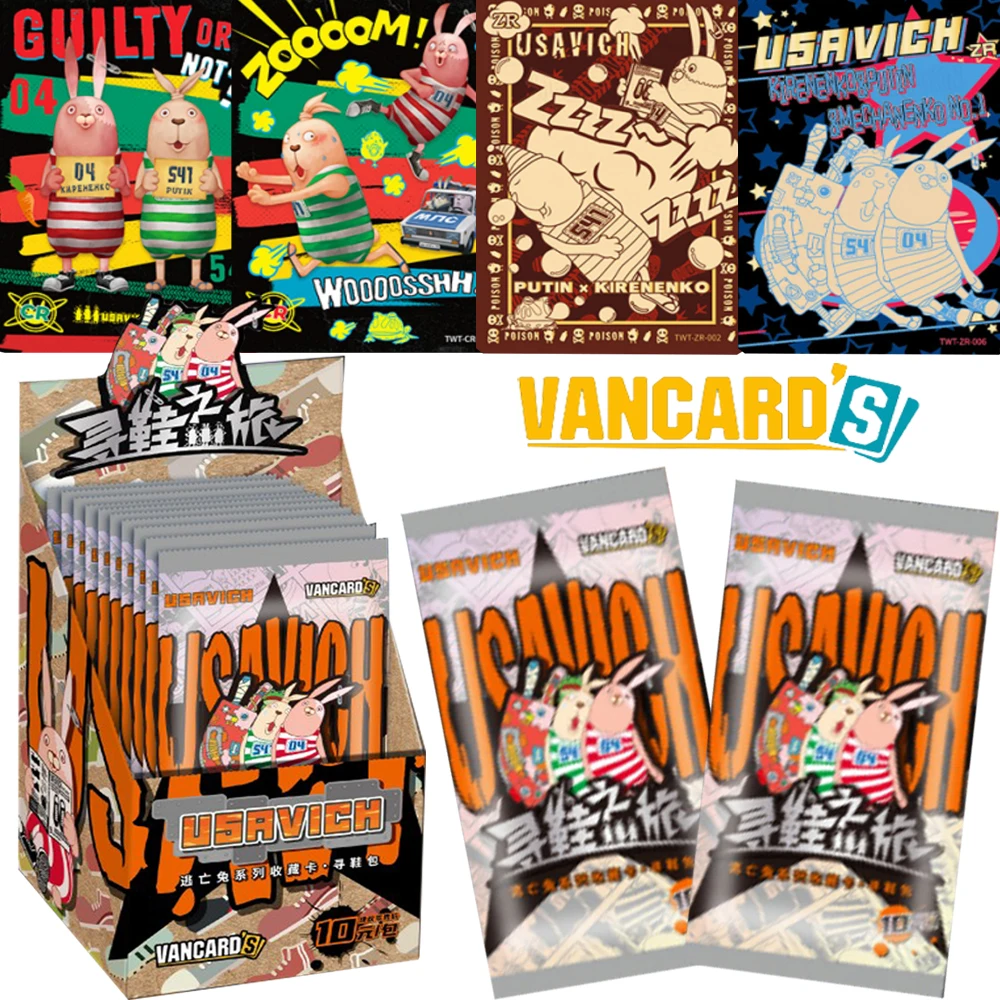 

Оригинальные игровые коллекционные карты VANCARD'S Usavich, японское аниме, креативный дизайн, карты с персонажами специальной формы, праздники, подарки