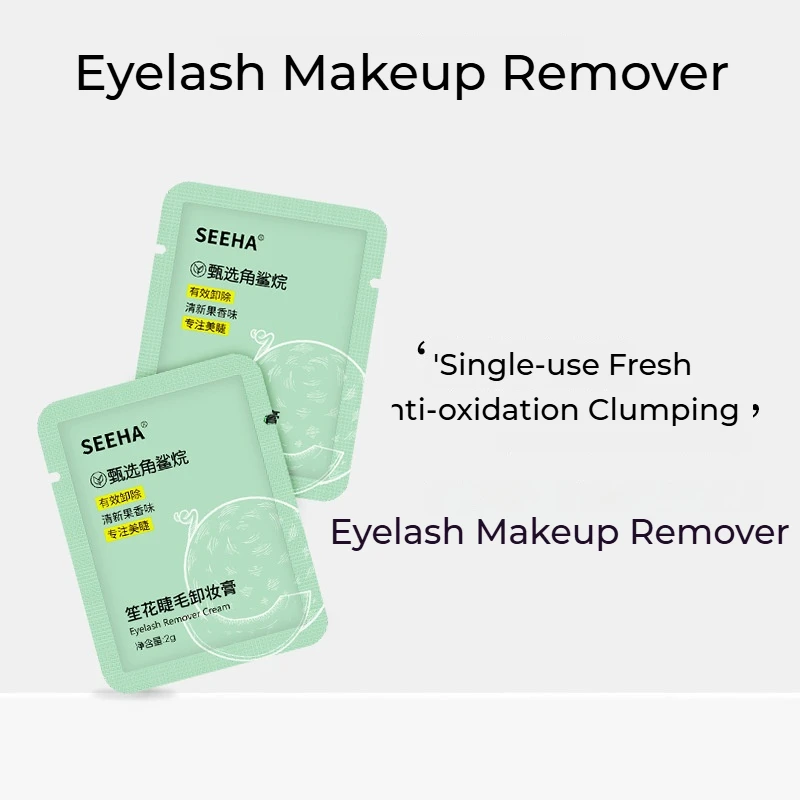 20bags Eyelash Remover Cream Lashes Extension Quickly Dissolves Glue No Irritating Quick Unloading Adhesive for Professional
