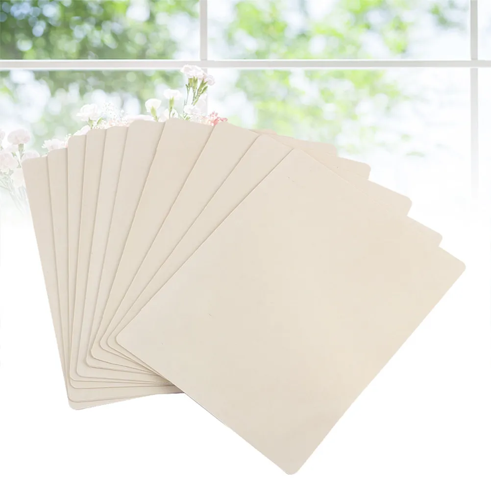 8Pcs Blank Practice Skin for Microblading Tattooing Double-Sided Flexible Synthetic Skin with Human-Like Feel 15x20cm Supplies