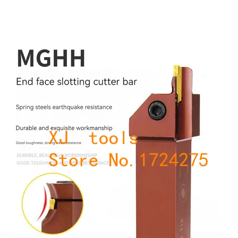 MGHH320R MGHH420R MGHH325R 15/400 External Face Reverse Grooving Holder for MGGN200 MGGN300 Series Tungsten Carbide Insert Lathe