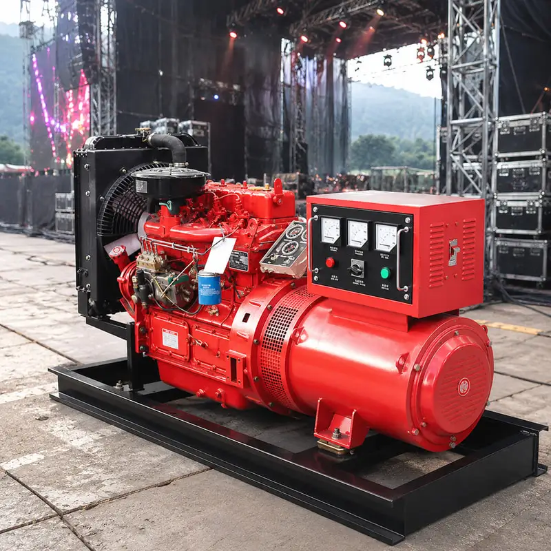 150kW Open Frame Generator Set for Utility Backup Low Noise Customized Easy Site Setup Three Phase Generator Emergency Backup