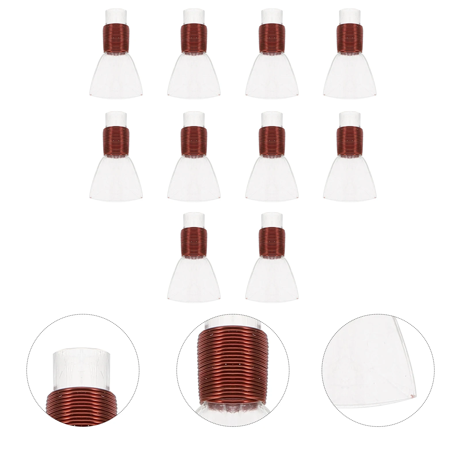 

10 Pcs Suona Whistle Traditional Reed Musical Instruments Plastic for Wind Copper Wire Accessory Child