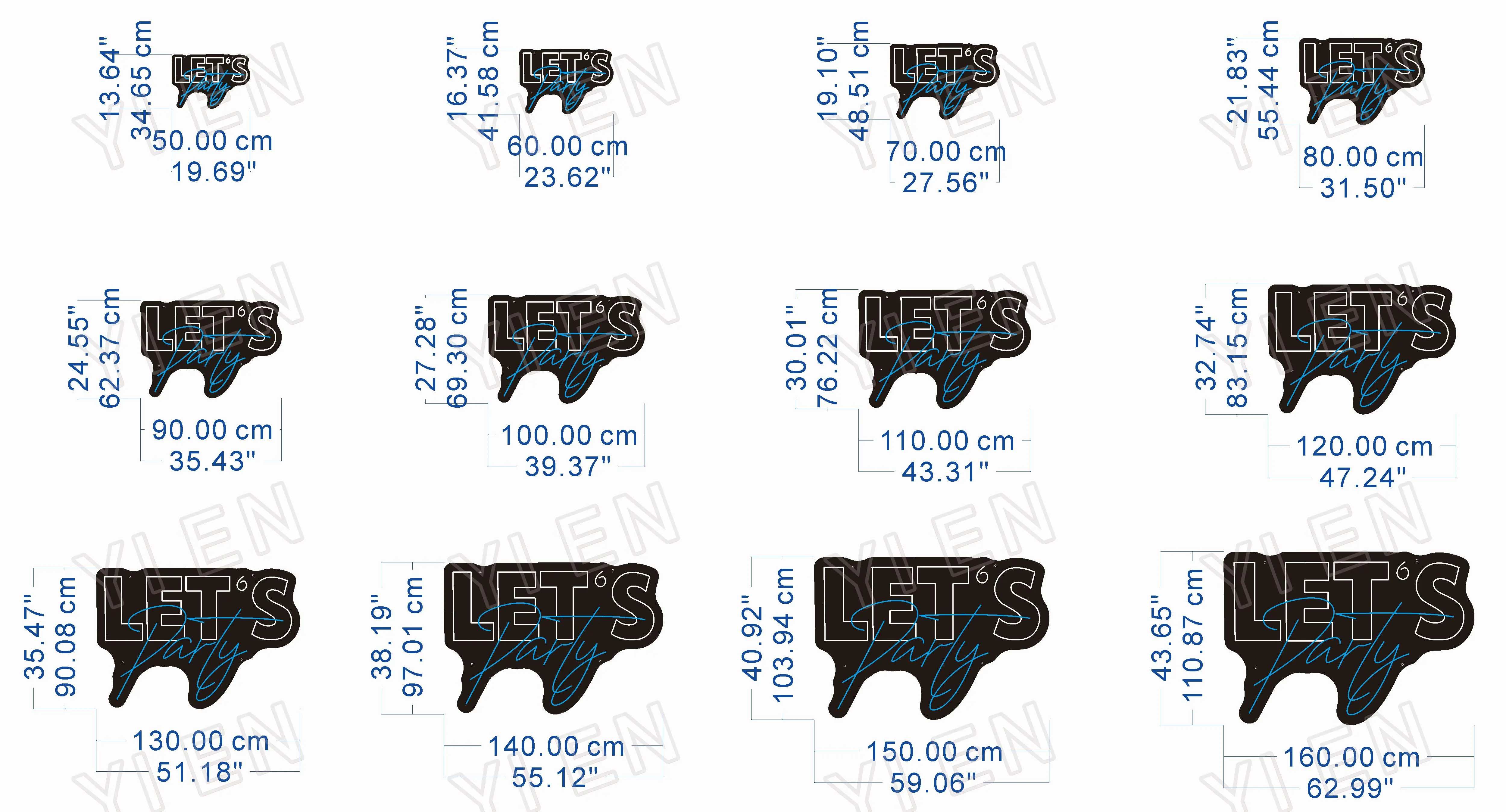 Let's Party Neon Sign, Party Decor, Custom Neon Sign, Neon Wall Art, Wedding Decor, Neon Sign Bar