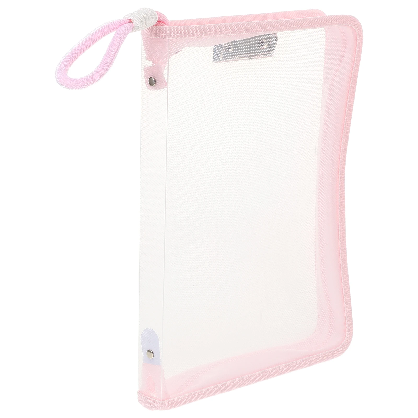 

Clear Waterproof File Zipper Large Capacity Thick Transparent Storage Folder for Books Documents Student Hand Carry Rainproof