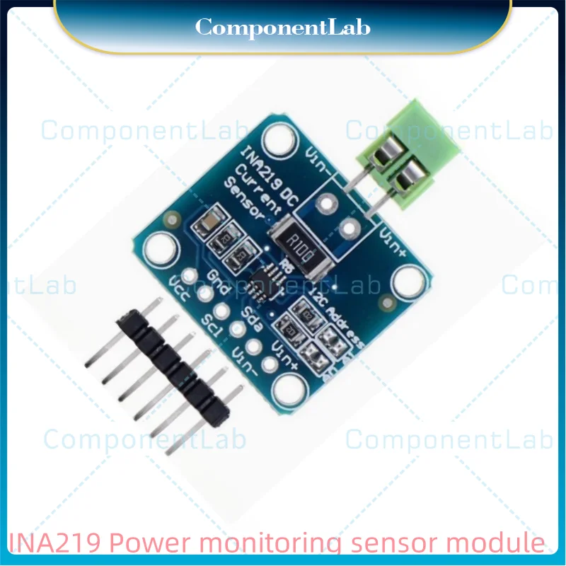 5-15pcs MCU-219 INA219 I2C interface zero drift bidirectional current/power monitoring sensor module