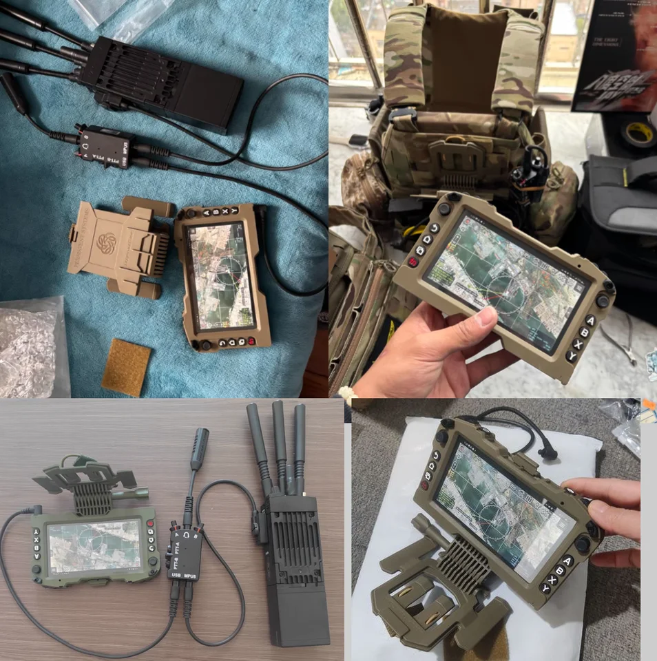 Tactical dummy MPU5 RDC navigation chest hanging DUAL two-way PTT