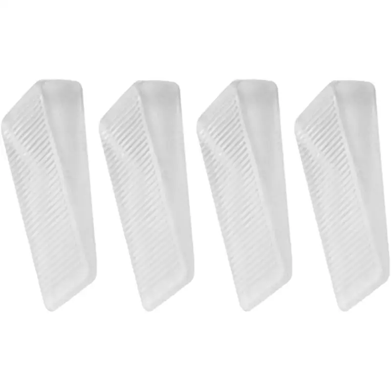 4 Pcs Furniture Foot Rubber Pad Adjustable Refrigerator Balance 4pc Wedge Leveler Leveling Feet Blocks Toilet Shims for Door