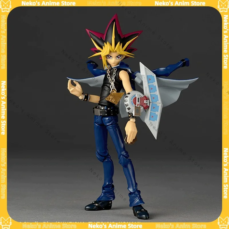 【متوفر】Kaiyodo Revoltech Yamaguchi Yu-Gi-Oh! مبارزة الوحوش يامي يوجي عمل الشكل أنيمي نموذج سطح المكتب دمية المقتنيات هدية