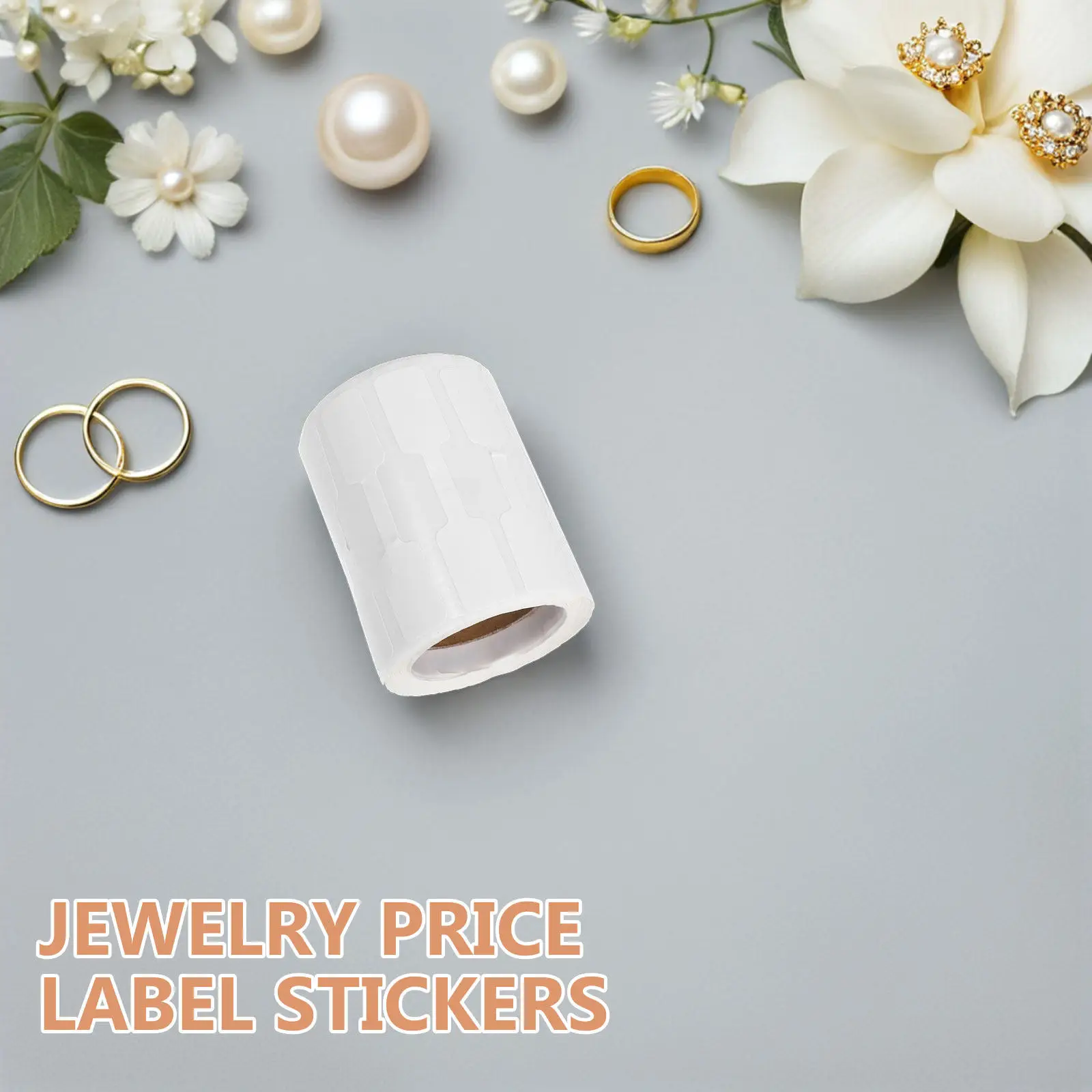 

500 шт. этикеток для ювелирных изделий, пустые прямоугольные самоклеящиеся наклейки из крафт-бумаги для браслетов, колец, ожерелий, этикетки для розничной торговли