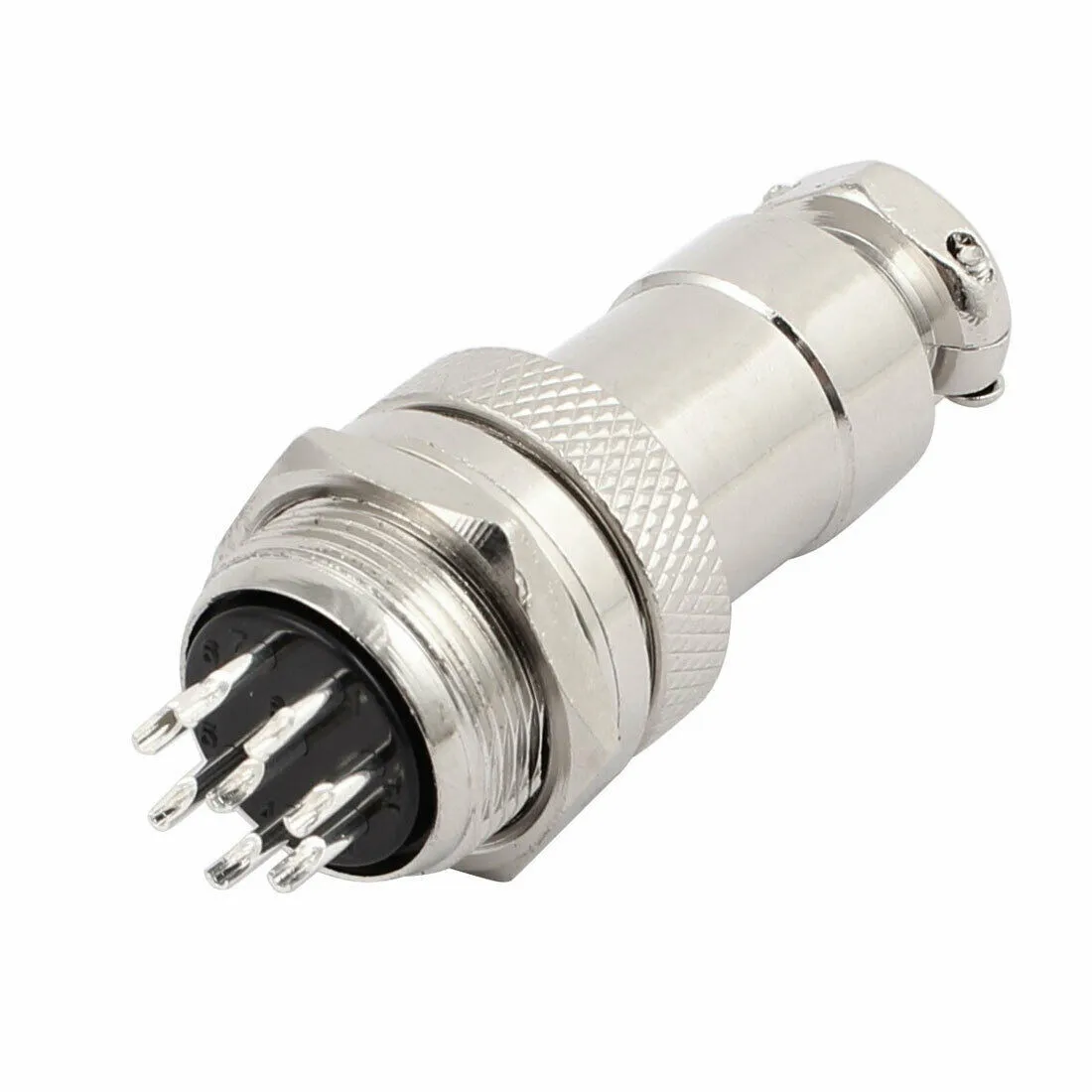 

Pair of GX20 8Pin 20mm Metal Panel Mount Connectors with Socket for Stable Wiring in Industrial Electronic Equipment