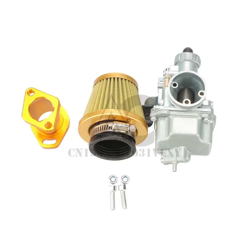 

VM22 26mm Mikuni Carburetor Carb Performance Intake Pipe Mainfold 38mm Air Filter Kit for Predator 212cc 196cc Honda GX160 GX200