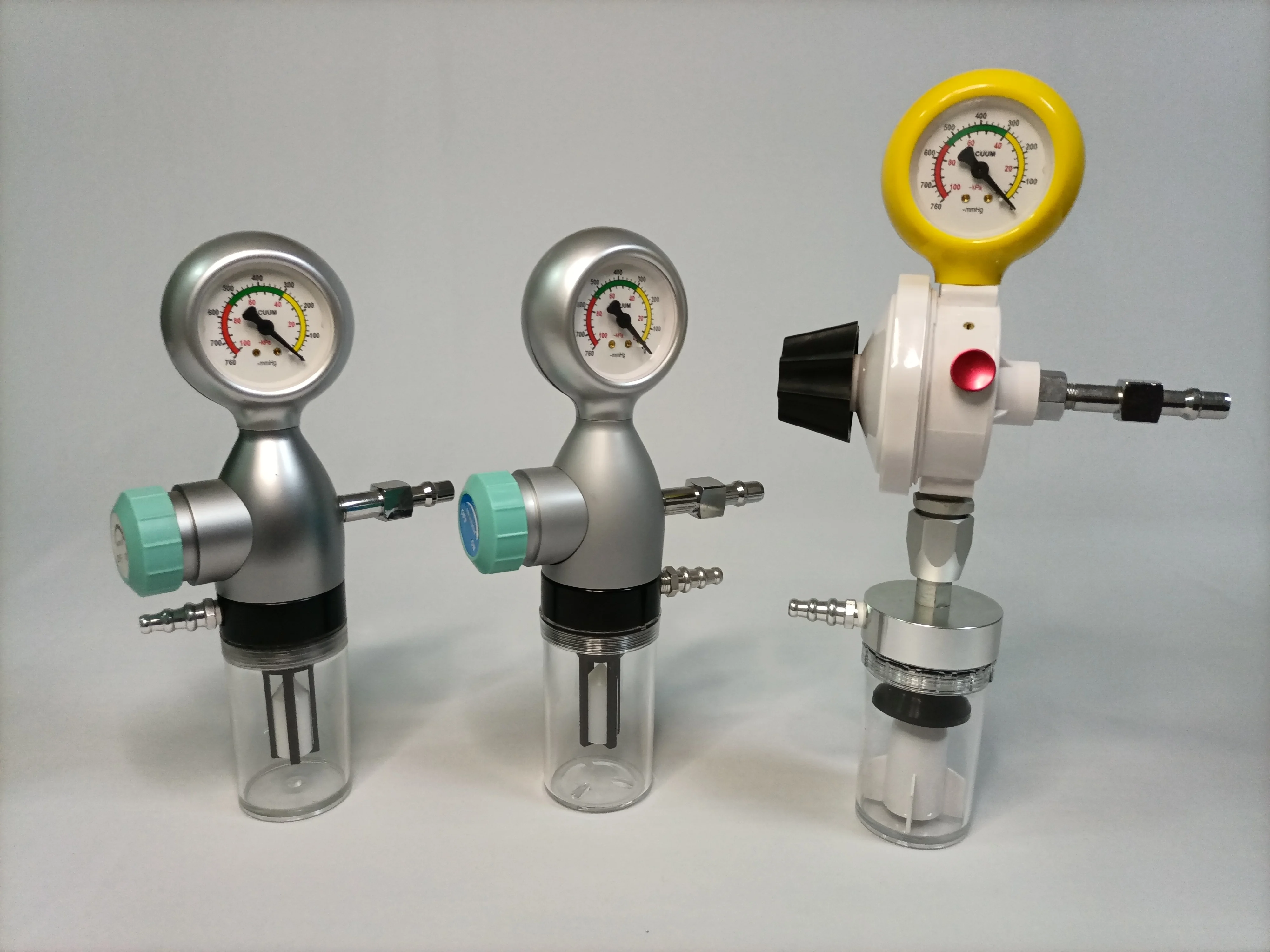 Wall Mounted Aluminum & Plastic Suction Regulator Medical Vacuum Regulator with Suction Bottle Lightweight and Durable