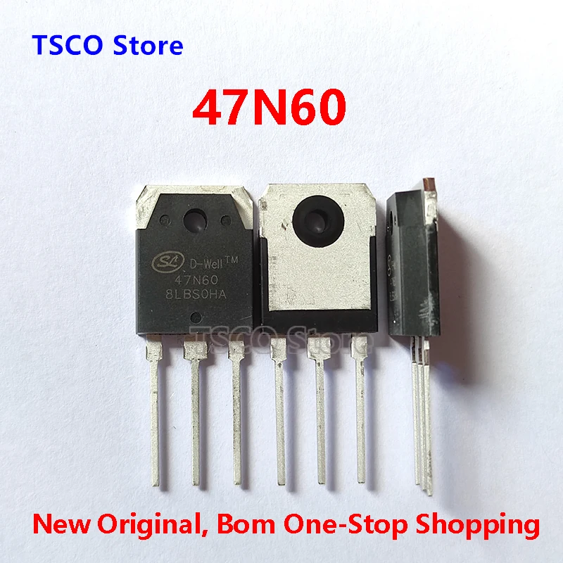 (10Piece/LOT)  47N60  New Origiail TO-3P 47A 600V MOSFET