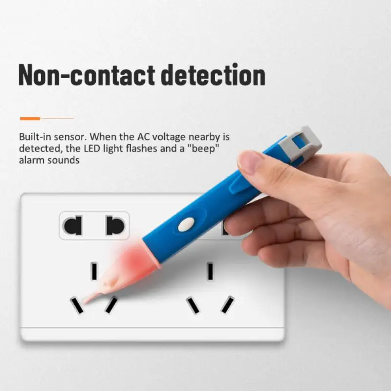 Voltage Detection Pen Electric Indicator LCD Sensor Socket Wall Non-contact Ac Voltage Detector Power Outlet Instrument 90-1000v