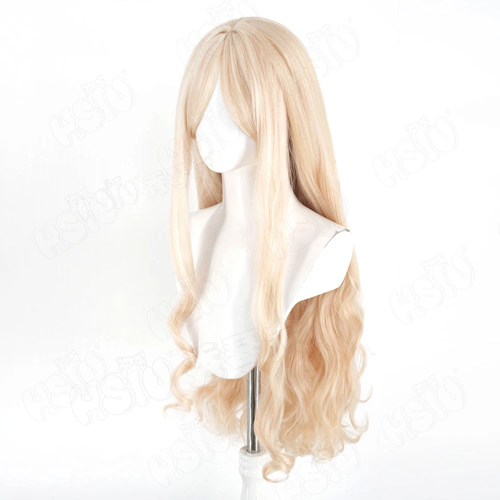 ゲームブルーアーカイブ 翠園セイヤ コスプレウィッグ 90CM 黄色のロングヘア合成ウィッグ+ウィッグキャップ パーティー ハロウィンウィッグ