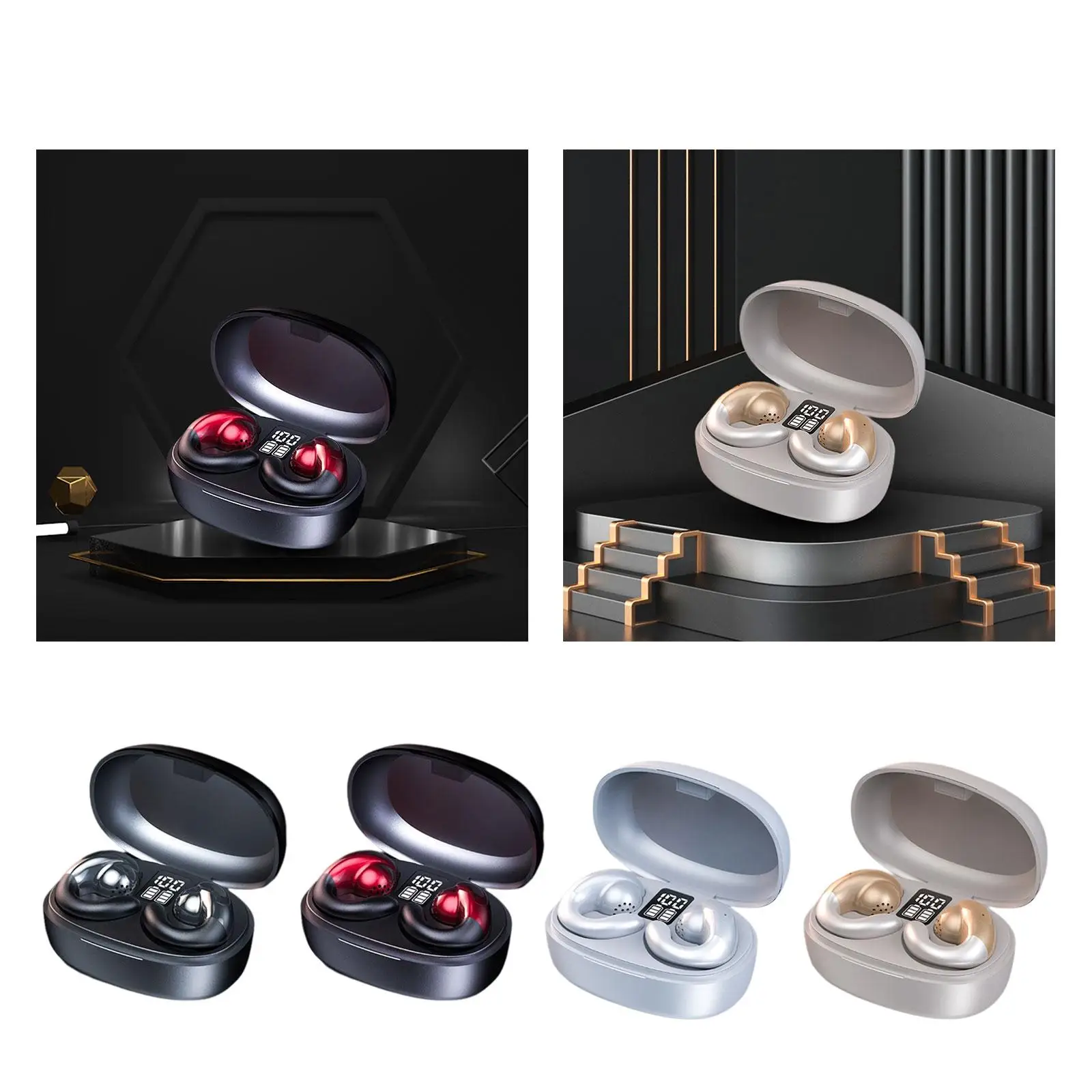 Air Conduction Kopfhörer Ohrclip Ohrhörer Open Ear Kopfhörer Headset IPX5