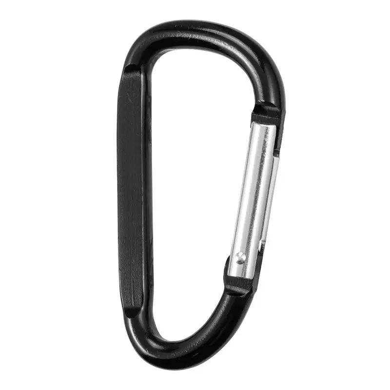 

Aluminum Alloy D Ring Hook 3.07" For Camping Hiking Backpacking, 10 PCS Spring Snap Clips 20 PCS Keyrings Multipurpose Equipment Black Finish Accessory Kit