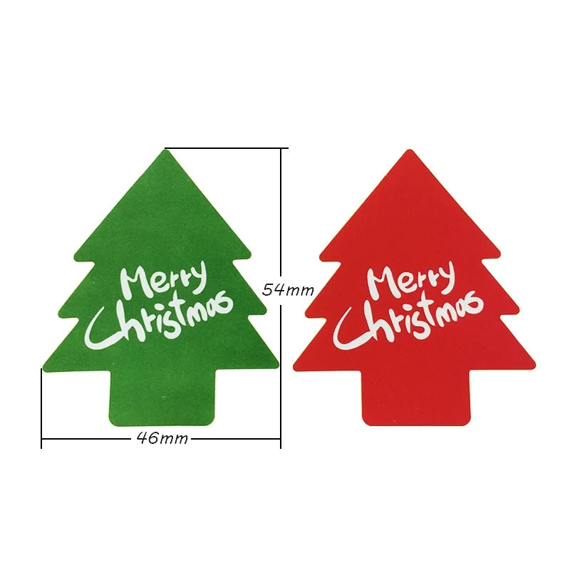 80 pz/lotto simpatico albero di natale fai da te Scrapbooking artigianato sigillo di carta adesivo adesivo decorazione etichetta sigillante adesivi regalo