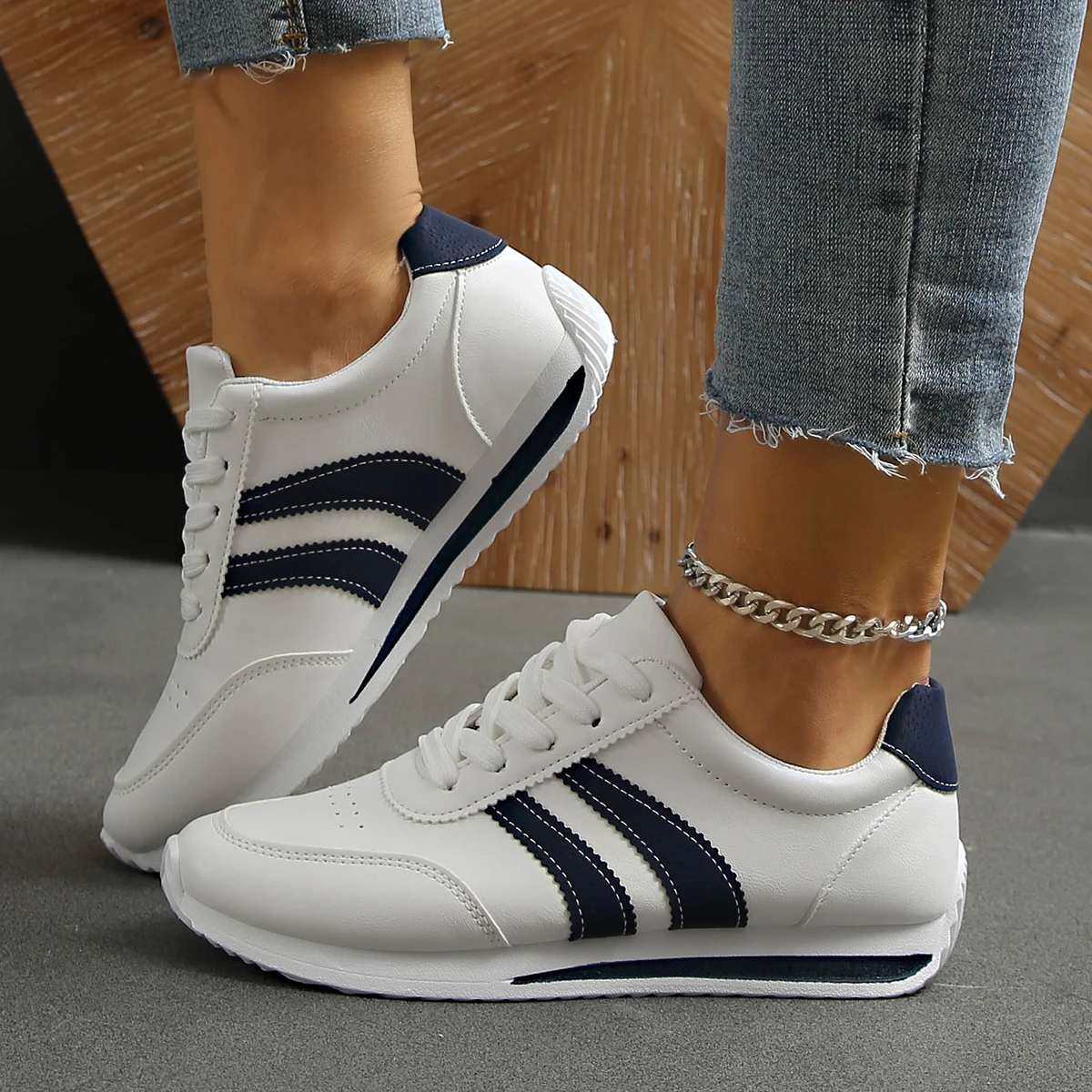 Frauen Casual Leichte Atmungsaktive Sportschuhe Frühling Herbst Neue Alle-spiel Laufende Turnschuhe Zapatos De Mujer Tenis Jeans